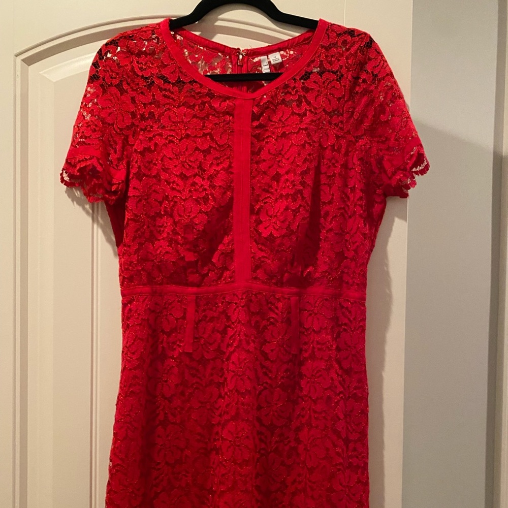 Size 10 red dress!